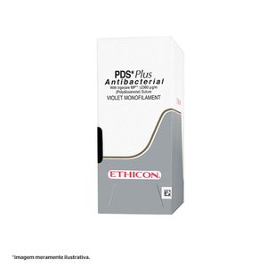 Fio de sutura PDS® PLUS  Violeta 70cm 2-0 Ag. 36,4 mm 1/2