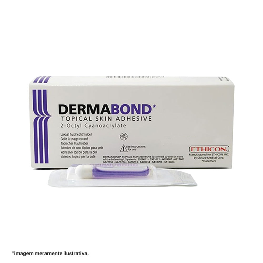DERMABOND HIGH VISCOSITY 0.5ML - Loja oficial J&J Medtech